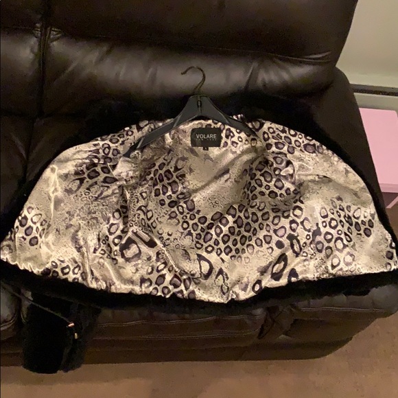 Black Real Fur Volare NY Jacket - Picture 3 of 8